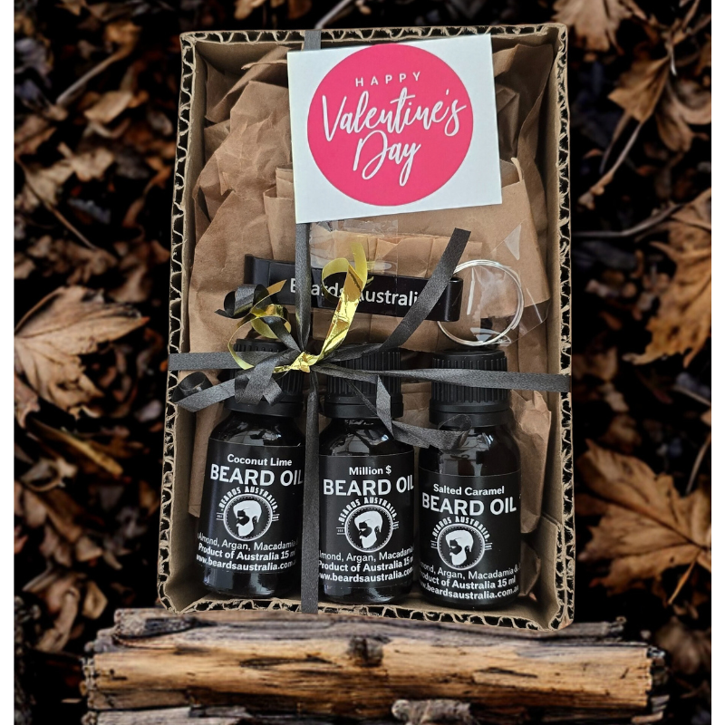 Pack of 3 Natural Beard Oils 15 ml each